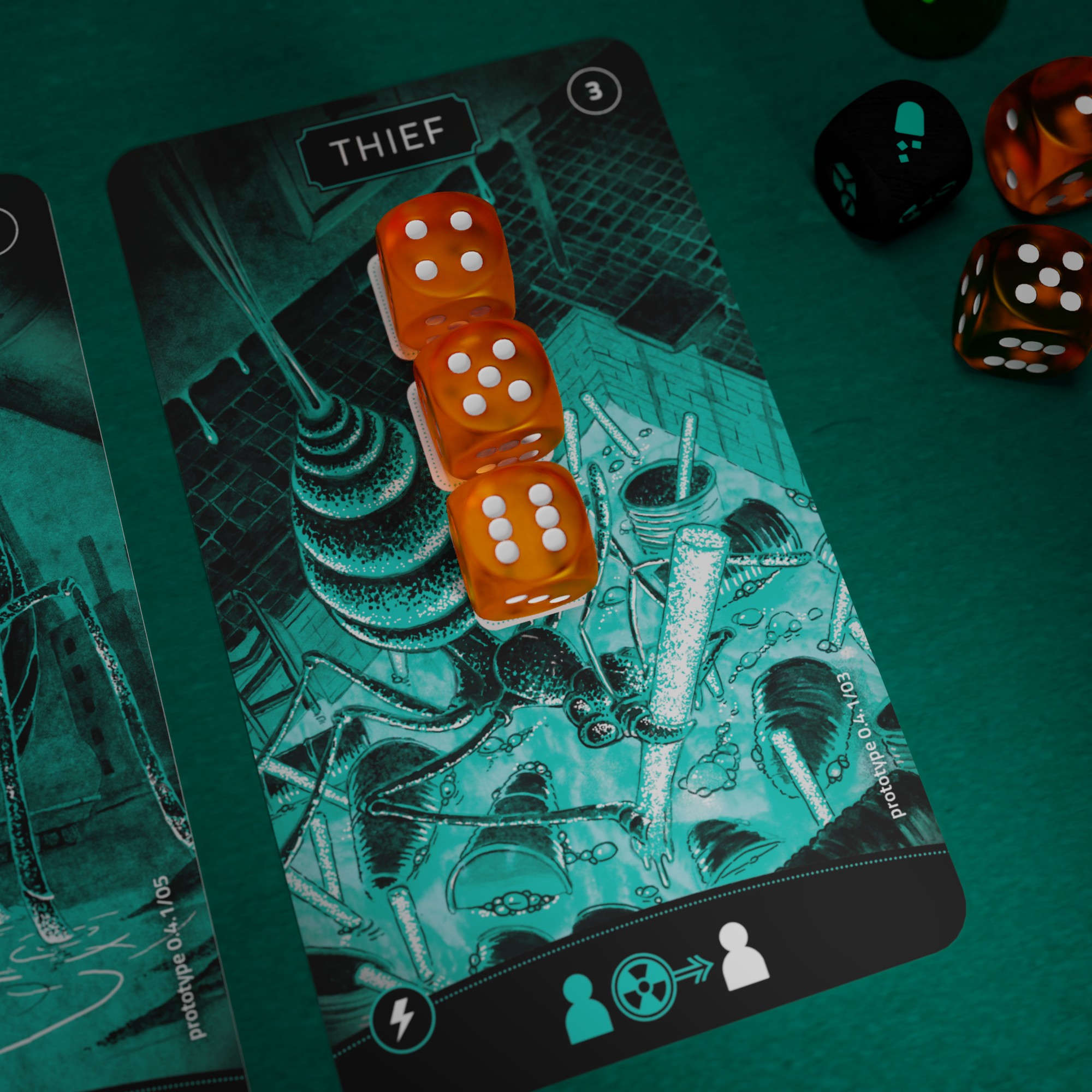 The NucleAnts Playing Card "Thief"